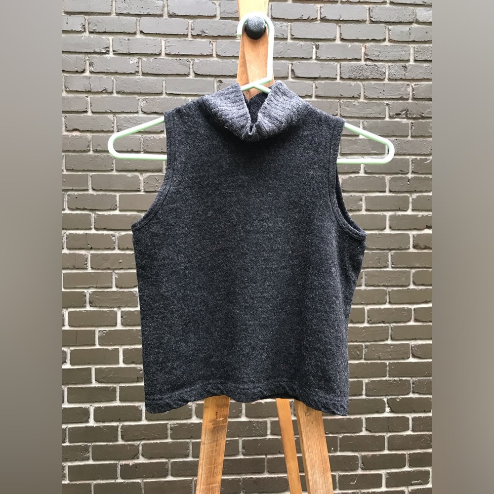 M)phosis Wool Blend Mock Neck Tank